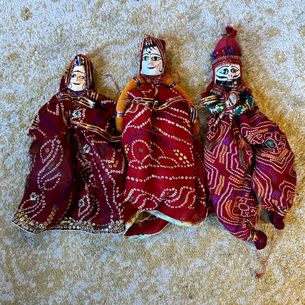 Indian dolls, puppet, Kathputli, marionette
